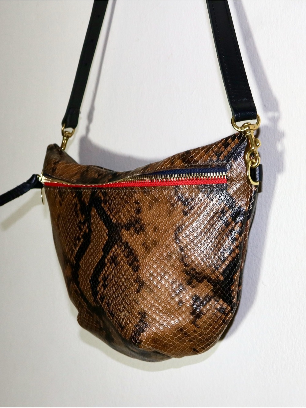 Clare V. Grande Belt Bag in Python - Picture 7 of 16